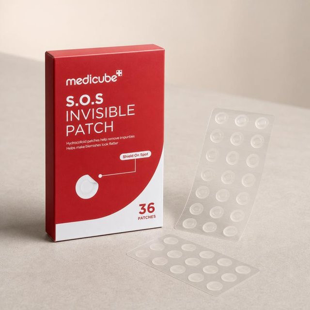 Medicube S.O.S Unsichtbares Pflaster, 36 Stück, Salicylsäure, White - Bild 1