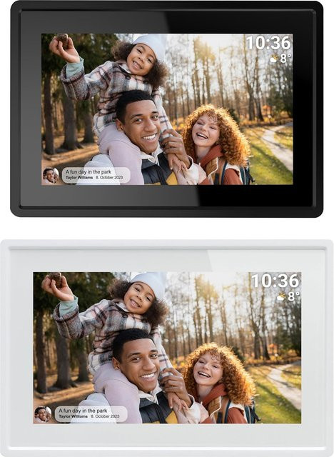 Digitaler Bilderrahmen Denver PFF-725B schwarz mit Wi-Fi - Bild 1