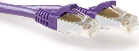 ACT Cat6a SFTP Patchkabel LSZH Snagless mit RJ45-Steckern, Farbe: Lila, Länge: 10 m - Bild 1