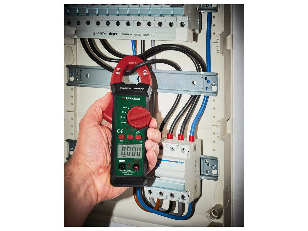 Parkside Zangen-Multimeter PZM 2 B4 und Stift-Multimeter PSM 2 B4 Set in Rot - Bild 2