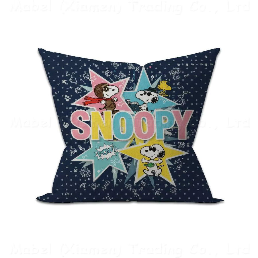 KAYOU Dekorativer Kissenbezug mit Snoopy Motiv aus Polyester, B/H: 30 x 50 cm - Bild 6
