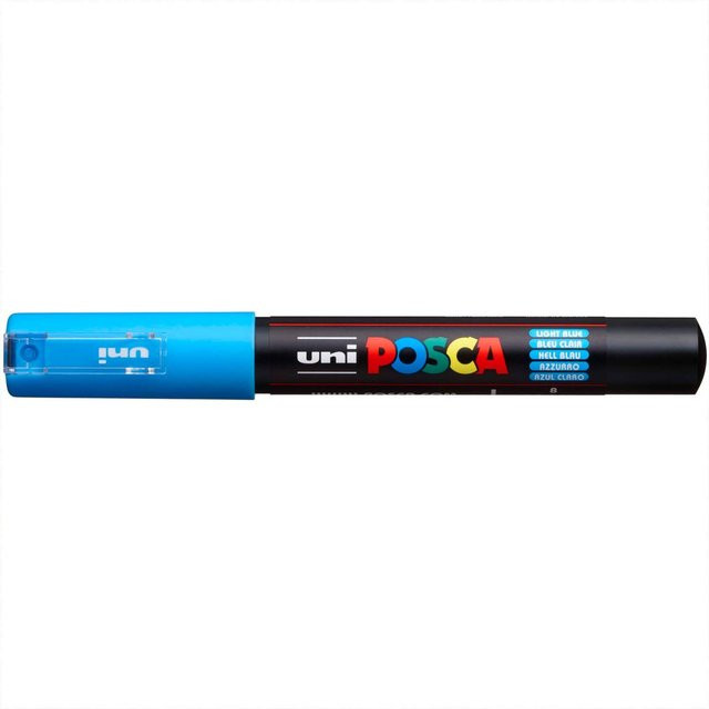 POSCA Marker PC-1MC Fine Brush in Hellblau - Bild 2
