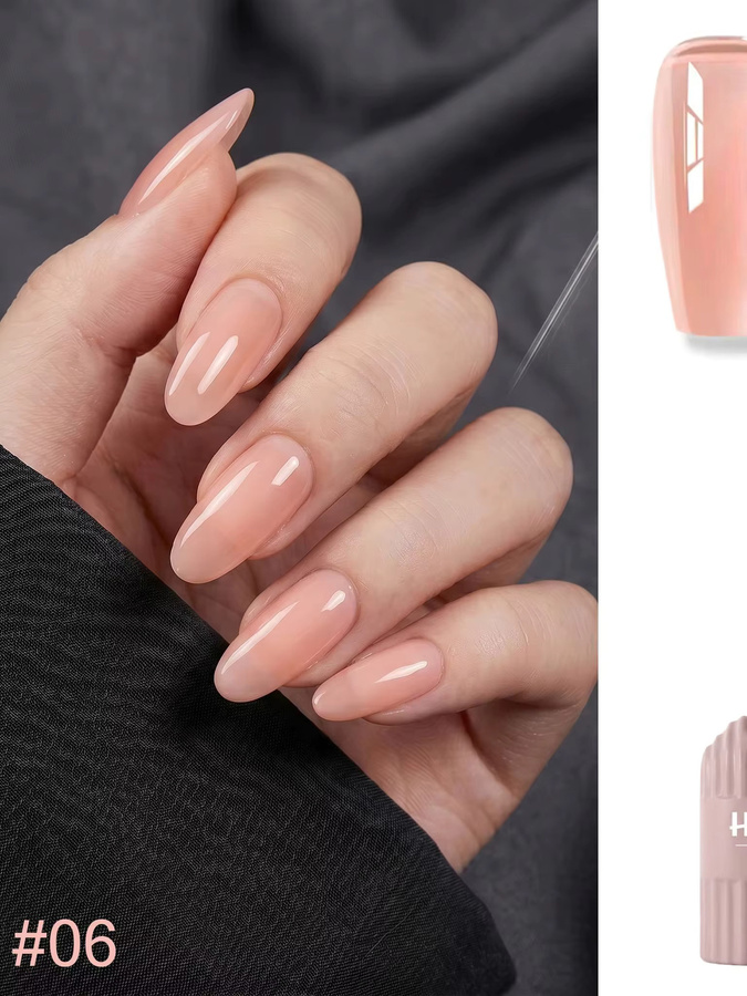 Mühelos # 06 Nude Pink UV-Gel-Nagellack, 15 ml, Glänzend - Bild 3