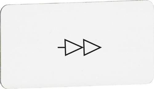 ABB MA6-1035 1SFA611930R1035 Beschriftungsschild aus Kunststoff in Weiß, B: 27 mm, H: 1 mm - Bild 1