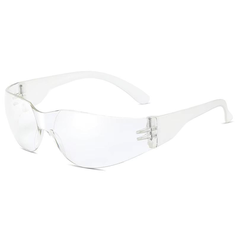 Leichte Schutzbrille mit transparenten Gläsern für Arbeit, Outdoor und Radfahren - Bild 1