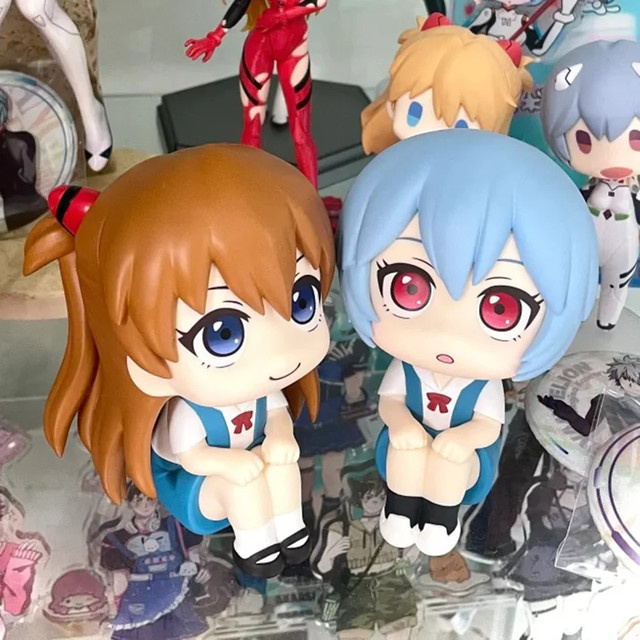 Bandai Evangelion Ayanami King Figur Souryuu Asuka Langley Look Up, Actionfigur, 10cm - Bild 1