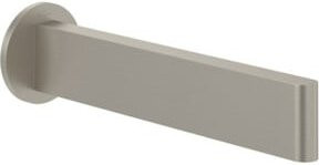 Villeroy & Boch Badewannenauslauf Dawn Wandmontage in Brushed Nickel Black, B/T/H: 22,0 x 6,0 x 6,0 cm - Bild 1