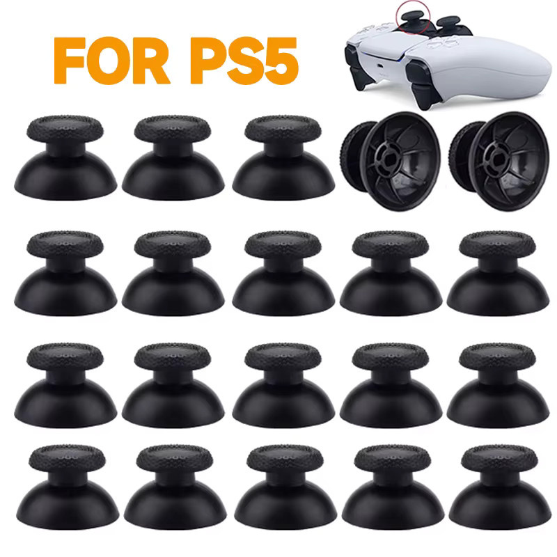 JCD 3D Simulation Vertikale Pol Thumb-Stick Grip Abdeckung und Ersatzteile für PS5 Controller, Schwarz, 2-20 Stück - Bild 6