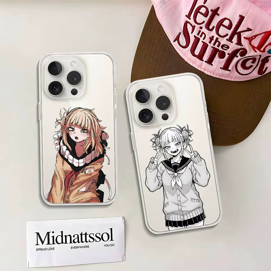 Anime Himiko Toga Handyhülle für iPhone 11 bis 17 Pro Max, transparente und stoßfeste Schutzhülle - Bild 3