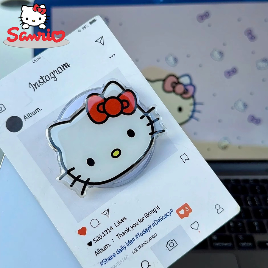Sanrio Hello Kitty und Kuromi Acryl-Magnet-Handyhalter für MagSafe-Hüllen, niedlicher Phone GripTok - Bild 6