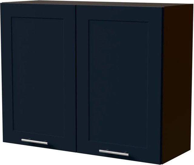 Feldmann-Wohnen Hängeschrank Oslo Küchenschrank Lava Indigo Matt B/T/H: 90 x 32,5 x 72 cm - Bild 1