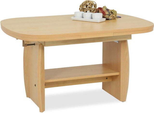 Hela Couchtisch MICHAEL III in Buche Nachbildung, moderner Wohnzimmertisch, B/H/T: 90 x 52 x 68 cm - Bild 1