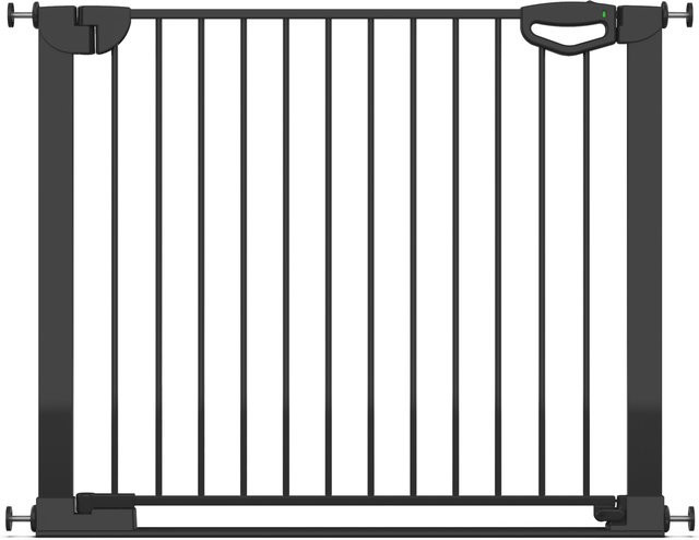 Geuther Tür- und Treppenschutzgitter Easylock mit Flatstep in Schwarz - Bild 1