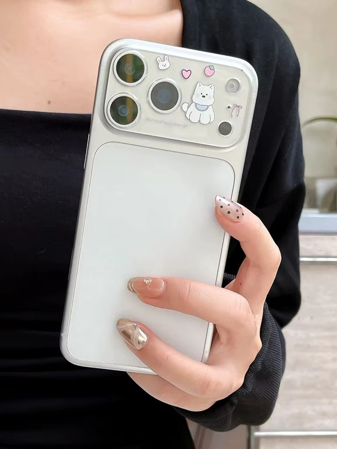 Objektivabdeckung mit süßem Dackel-Welpen-Design für Apple iPhone 17 Pro und iPhone 17 Pro Max - Bild 3