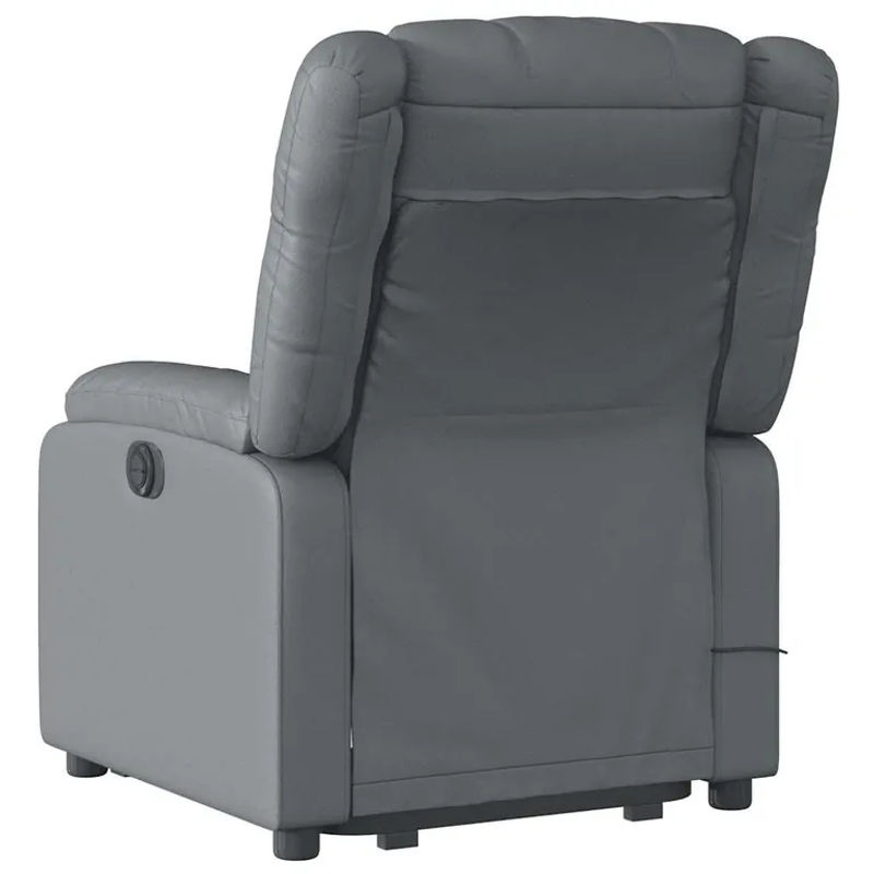 Vidaxl Massagesessel und Aufstehhilfe als Relaxsessel in Grau aus Kunstleder - Bild 8