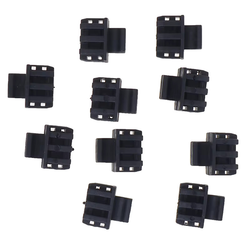 10 Stück SFP-Schutzhüllen von CHENJ in Schwarz als Staubkappen für SFP-Fasermodule - Bild 3