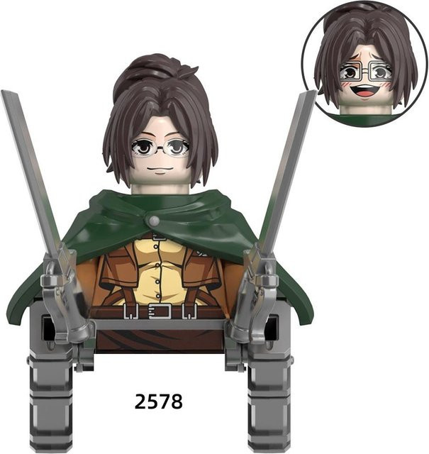 Attack on Titan Anime Bausteine Aufklärungstrupp Mini Action Spielzeugfiguren - Bild 1