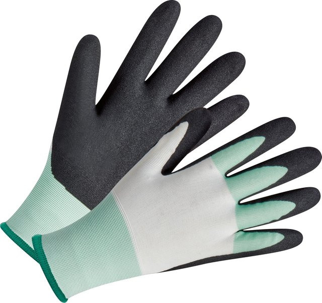 LUX-TOOLS Arbeitshandschuh Active Cool in Multicolour mit Nitrilbeschichtung und EN 388 Schutzstandard, Größe 8 - Bild 1