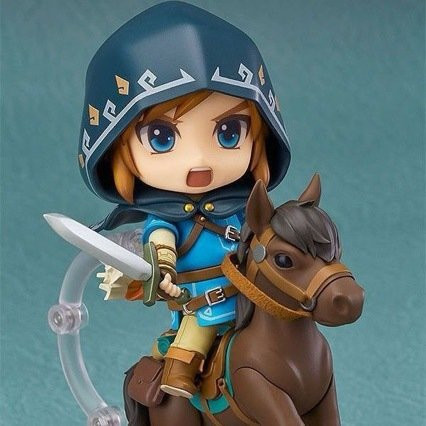 Bandai The Legend of Zelda Link Q Version Clay Man Actionfigur, Deluxe Edition - Bild 1