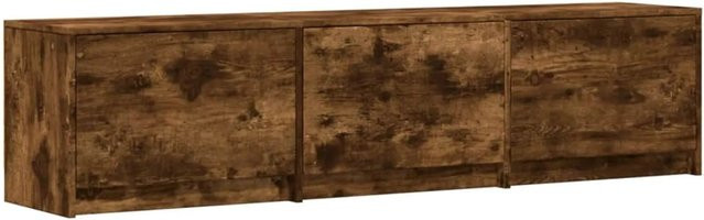vidaXL TV-Schrank aus Holzwerkstoff in Geräucherte Eiche, Braun, B: 165 cm, T: 34 cm, H: 40 cm - Bild 1