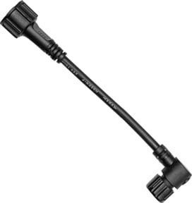 Gnosjö Adapter 12V Gen 2 7472-000 aus Kunststoff in Schwarz mit 20 cm Kabellänge und Schutzklasse I - Bild 1