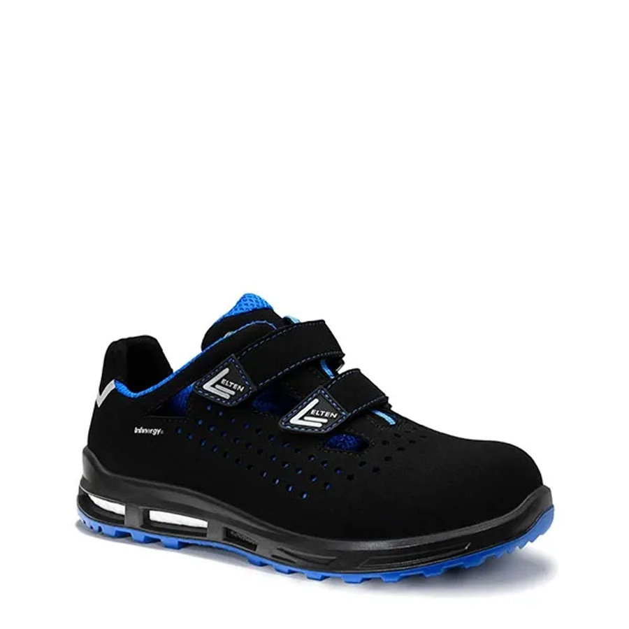 Elten Sicherheitssandale Impulse XXT Blue Easy ESD S1 in Schwarz/Blau, Größe 40 - Bild 2