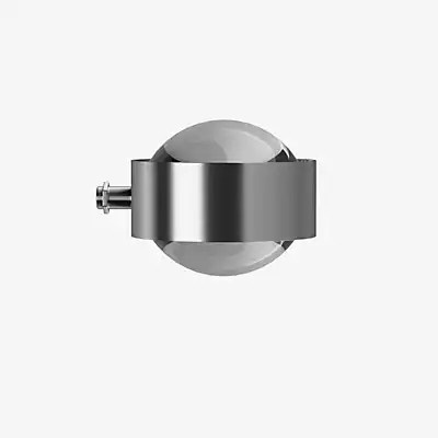 Top Light Puk Mini Mirror LED Spiegelleuchte in Chrom Matt mit klarem Glas - Bild 1