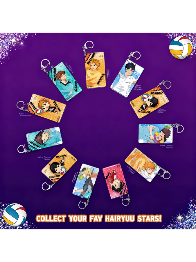 Bandai Schlüsselanhänger Volleyball Haikyuu Sandfluss-Anhänger Hinata Shoyo Kageyama Tobio - Bild 3