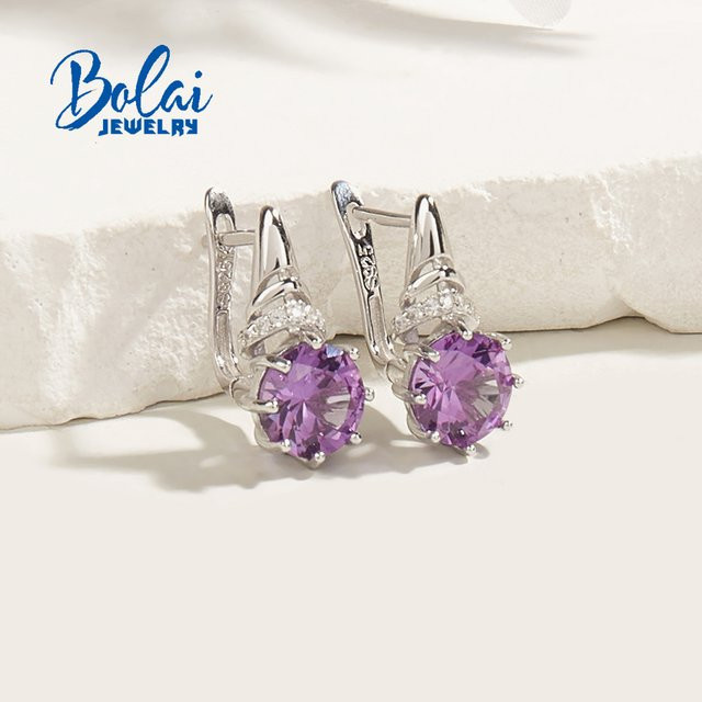 bolaijewelry Ohrringe, 925 Silber, Nano Alexander, Kristall, Damen - Bild 1
