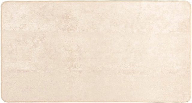 vidaXL Teppichläufer MARSA in Creme, modern, rutschfest und waschbar, Material: Polyester und PVC, B: 150 cm, T: 100 cm - Bild 1