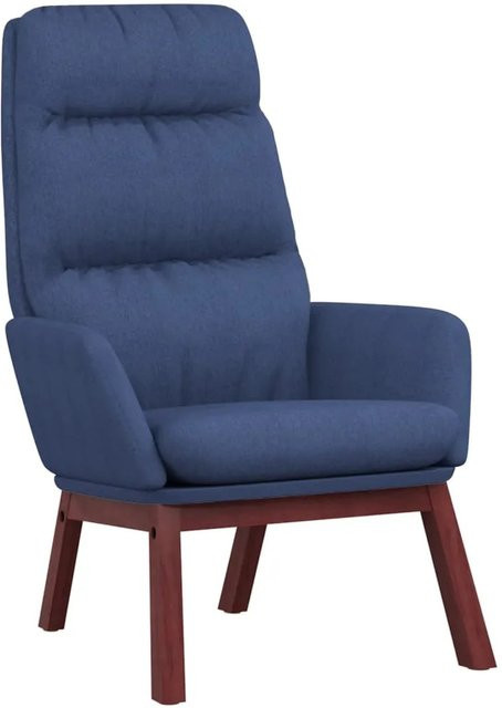 vidaXL Relaxsessel Blau aus Stoff mit Armlehnen - Bild 1