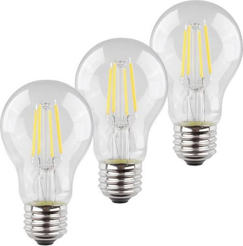 Müller-Licht 400290 LED Filament Retro Birne E27 Warmweiß 4W (entspricht 40W) 3er Pack - Bild 1