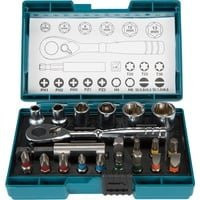 Makita Ratschen- und Bit-Set 21-teilig in Kunststoffbox B-54081 - Bild 1