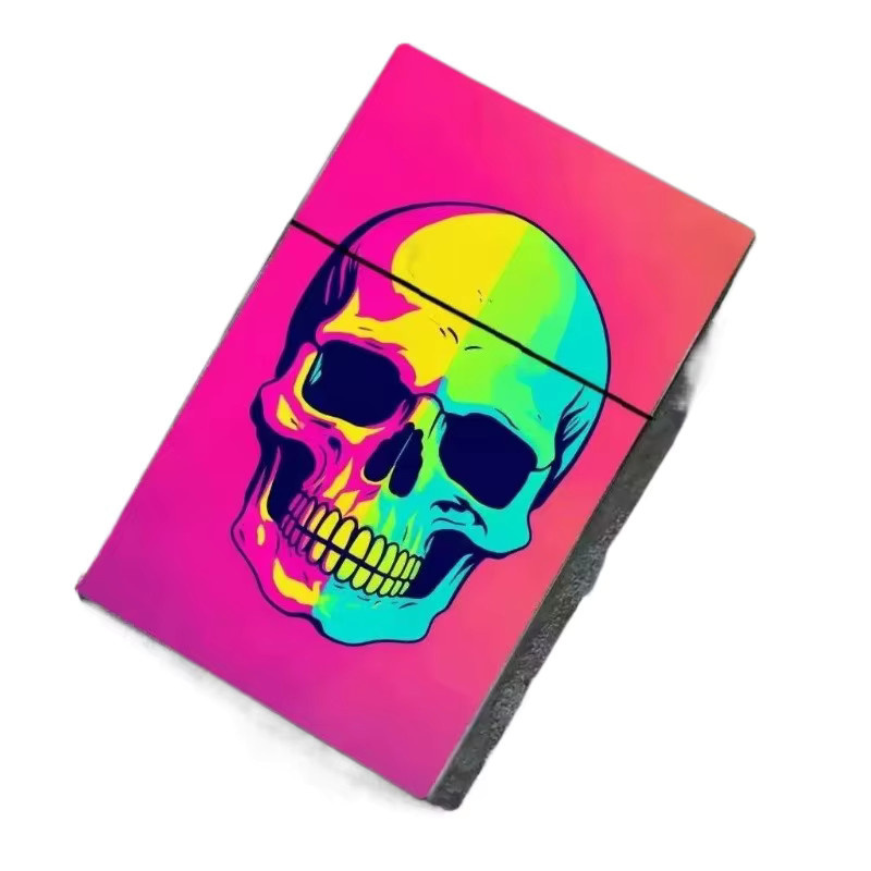 KeYi Halloween Zigarettenetui mit Totenkopfmustern, wasserdicht und tragbar, Multicolor - Bild 2