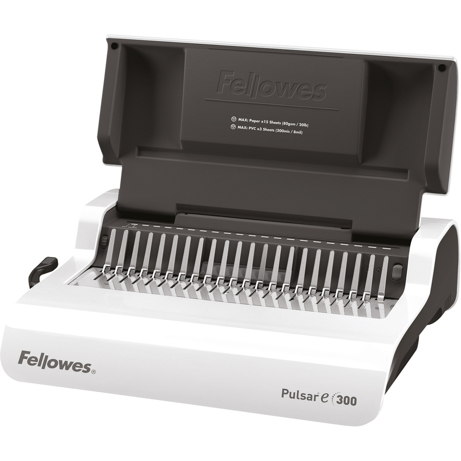 Fellowes Pulsar-E Plastikbindegerät in Weiß und Silber B: 43,2 cm, H: 13,0 cm, T: 38,8 cm - Bild 2