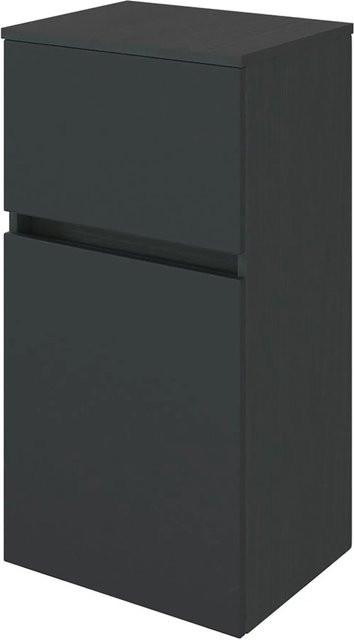 Held Möbel Bad-Unterschrank Verona in matt Graphitgrau, Breite: 40 cm, Höhe: 79 cm, Tiefe: 35 cm - Bild 1