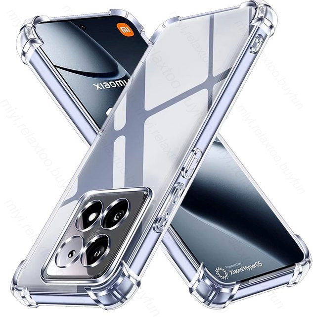 Xiaomi 14T Pro 5G Transparente TPU Schutzhülle - Bild 1