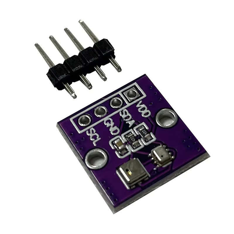 JINHF Hochpräziser Atmosphärendrucksensor AHT20+BMP280 für Arduino zur Messung von Temperatur, Feuchtigkeit und Luftdruck in Lila - Bild 2