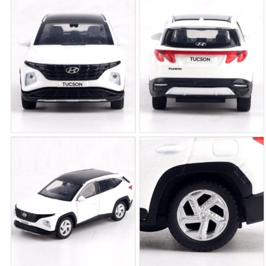 k BEE Hyundai Tucson 2020 Mini-Druckguss Metall 1/38 Schwarz - Bild 4
