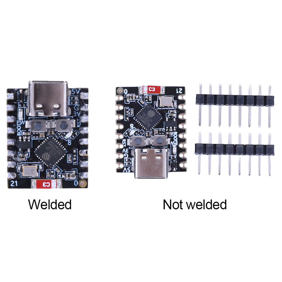 Espressif ESP32 C3 SuperMini Entwicklungsboard mit WiFi und Bluetooth in Schwarz - Bild 3