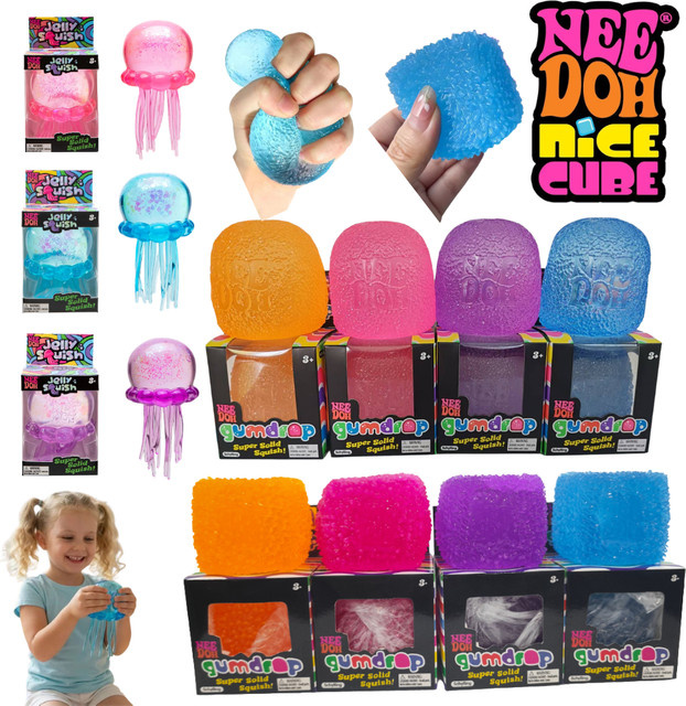 Schylling Nee Doh Pulpy Orange Cube, Fidget Toy - Bild 1