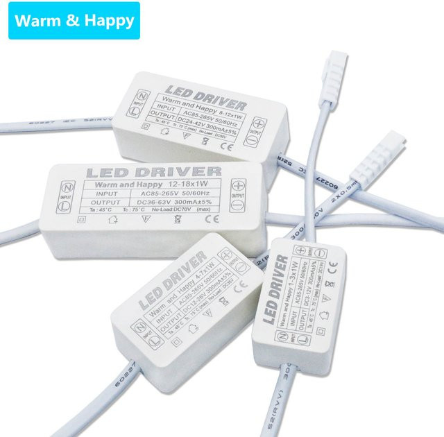 LED-Treiber Warm and Happy Konstantstrom-Antrieb, 220 V, Farbe: Weiß - Bild 1