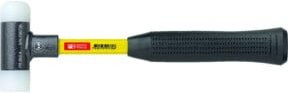 PB Swiss Tools Schonhammer mit Glasfaserstiel und Stahlkopf, rückschlagfrei, 60 mm, mehrfarbig - Bild 1