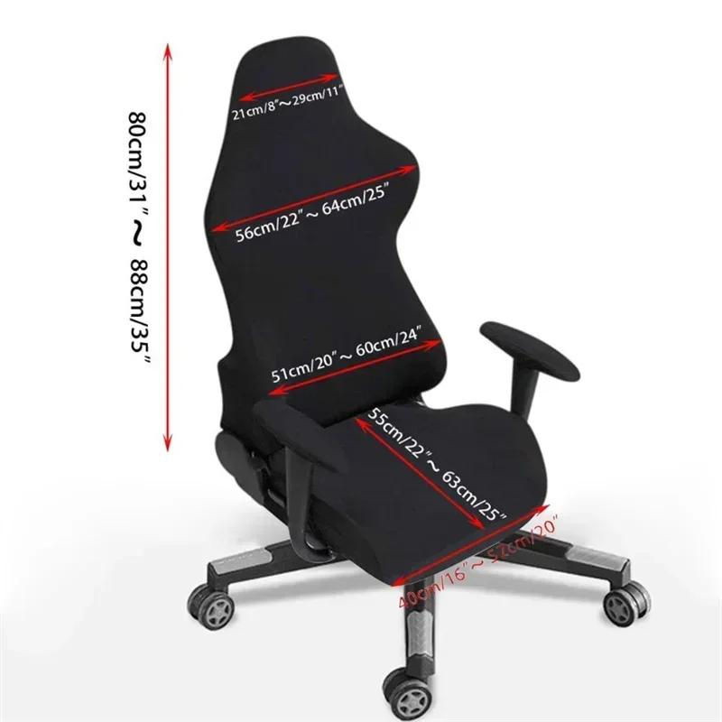Bestbags Gaming Stuhlbezug in Schwarz, rutschfester und elastischer Sitzüberzug für Bürosessel und Computerstühle, waschbar - Bild 3