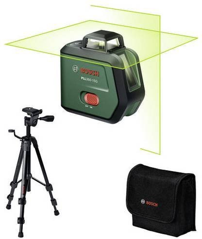 Bosch Home and Garden PLL360-15G Set Kreuzlinienlaser in Grün mit 15m Reichweite und Akku - Bild 1