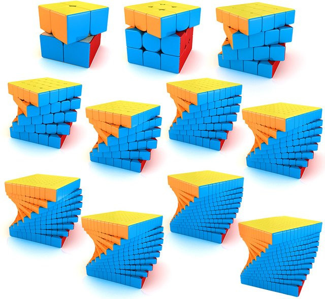 MOYU Meilong Magic Cube Puzzle Bunt / Mehrfarbig - Bild 1