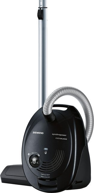 Siemens Bodenstaubsauger VS06M312 in Schwarz - Bild 1