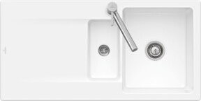 Villeroy & Boch Siluet 60 R Flat bündiges Spülbecken in Pure Black, Breite: 60 cm - Bild 1