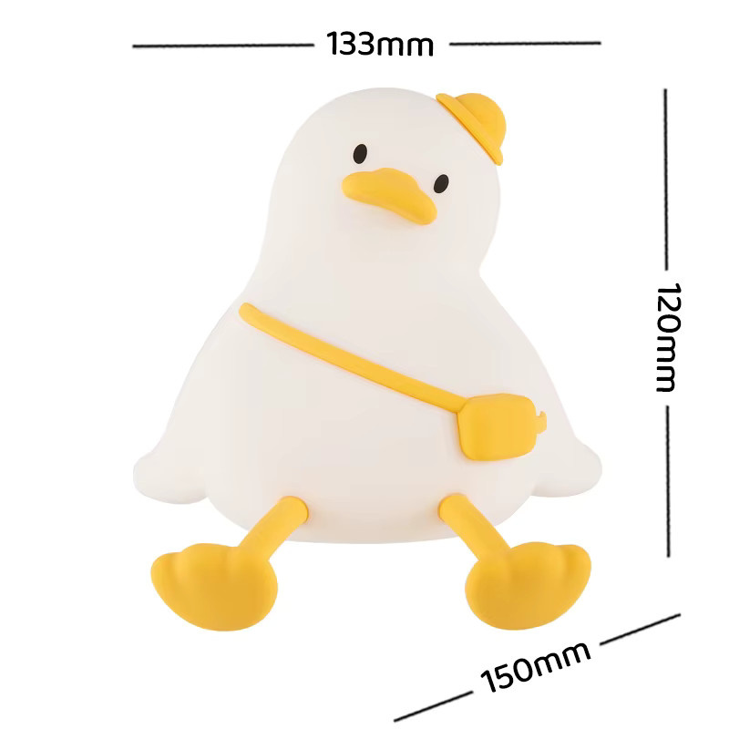GGBEE Ente Silikon Nachtlicht LED Tischlampe für Kinderzimmer und Schlafzimmer - Bild 5