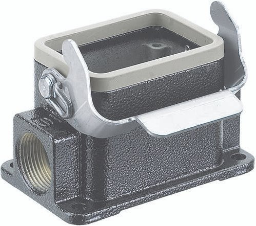HARTING Sockelgehäuse aus Aluminium in Grau - Bild 1